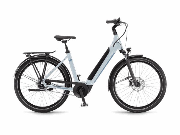 Winora Sinus N8f Low E-Bike, Bosch Performance Line Smart System RH 50cm, weiß