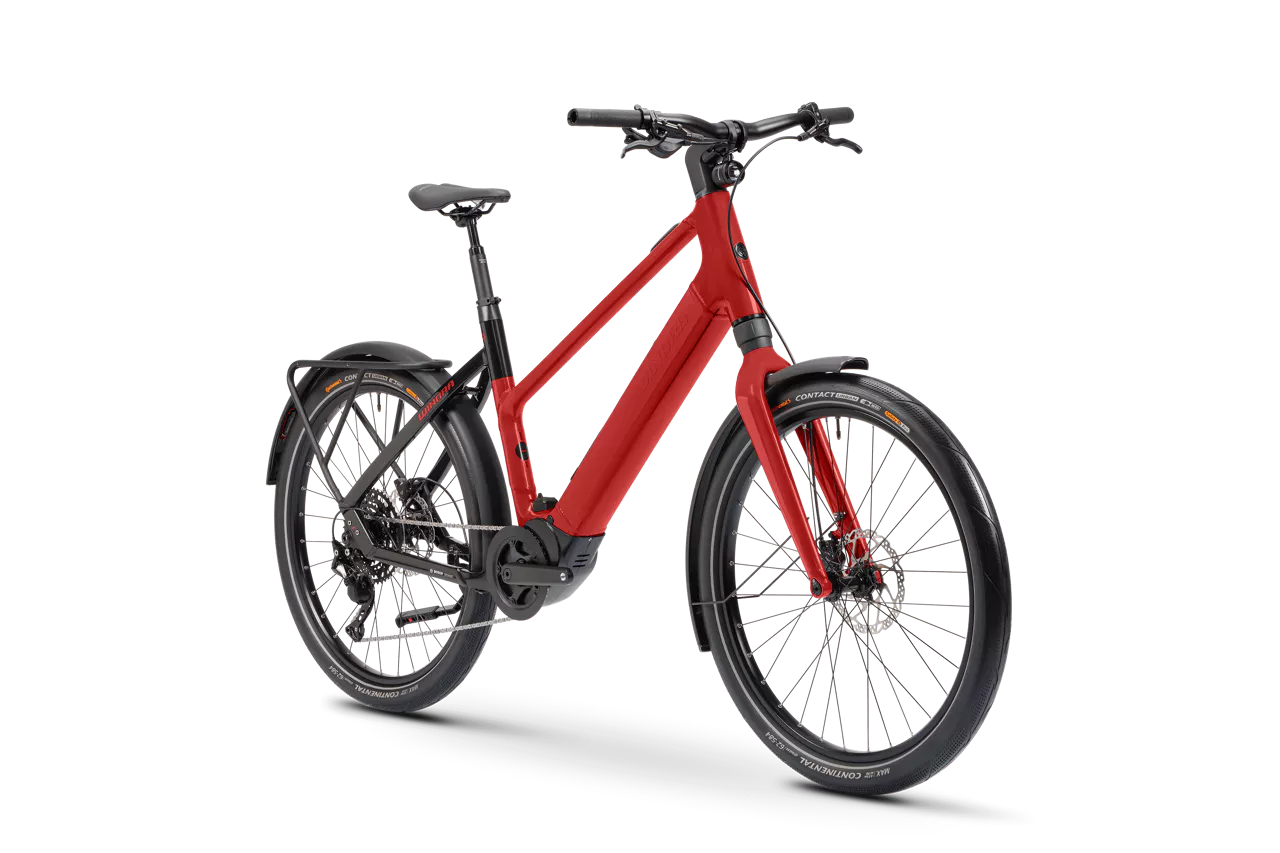 Winora iRide Pure X10 rot 27,5" High (L), Bosch SX, Shimano Cues 10-Gang, leichtes E-Bike, Pedelec