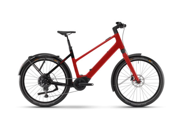 Winora iRide Pure X10 rot 27,5" High (L), Bosch SX, Shimano Cues 10-Gang, leichtes E-Bike, Pedelec