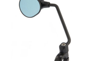 Fahrradspiegel links Alu schwarz Außenklemmung